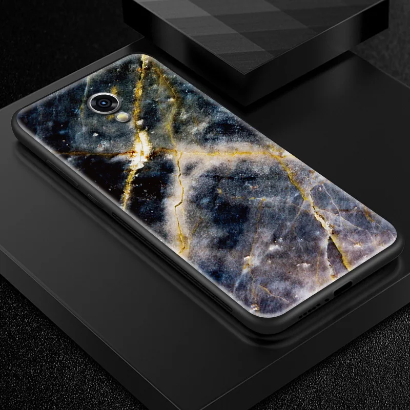 W301 Для Meizu 16s 16th Plus 16X M6T M882Q M892Q чехлы из закаленного стекла для Meizu M9 Note M5 M6 M8 TPU рамка защитный чехол - Цвет: W301