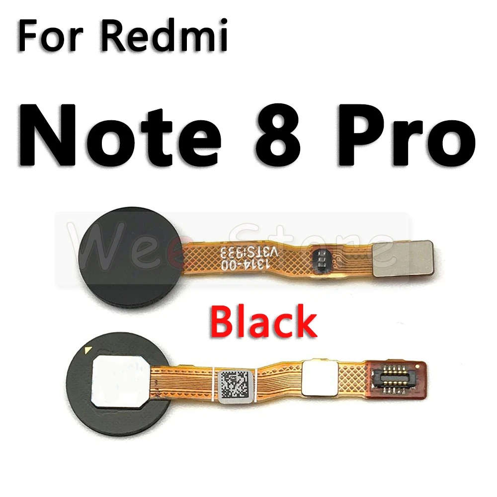 Задняя Кнопка Датчик отпечатков пальцев гибкий кабель для Xiaomi Redmi Note 8 8T 9 9s 9T K20 Pro