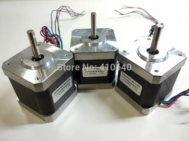 Цельнокроеное платье заводская поставка Nema17 шагового двигателя 17HS8401 L48 mm1.8deg 1,7 52N. см 4 провода шагового двигателя для 3D принтера или 3D робот