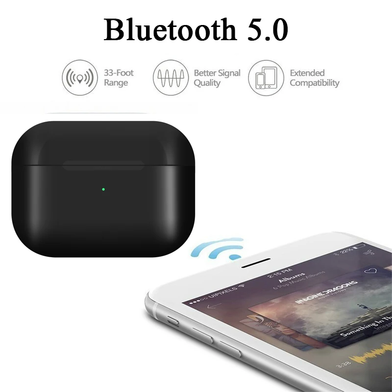 Мини 1:1, беспроводные наушники Bluetooth 5,0, MX Pro TWS, снижение шума, IOS 13,2, Pop up 6D, Hifi, супер бас, сенсорный сенсор, Спортивная гарнитура