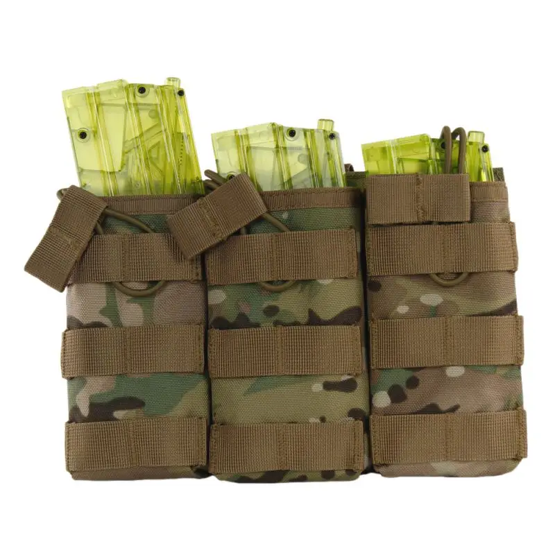 Открытый охотничий тактический MOLLE тройной Открытый Топ журнал сумка Mag страйкбол военная Пейнтбольная сумка для оборудования новейшая