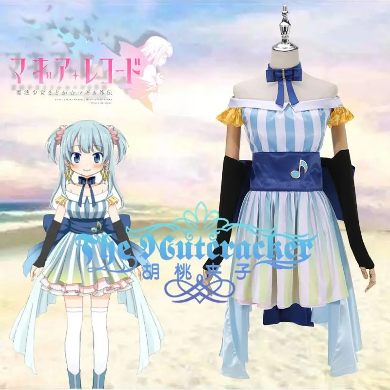 Туфли для косплея аниме Puella Magi Madoka Magica квартет Minami Косплэй костюм платье