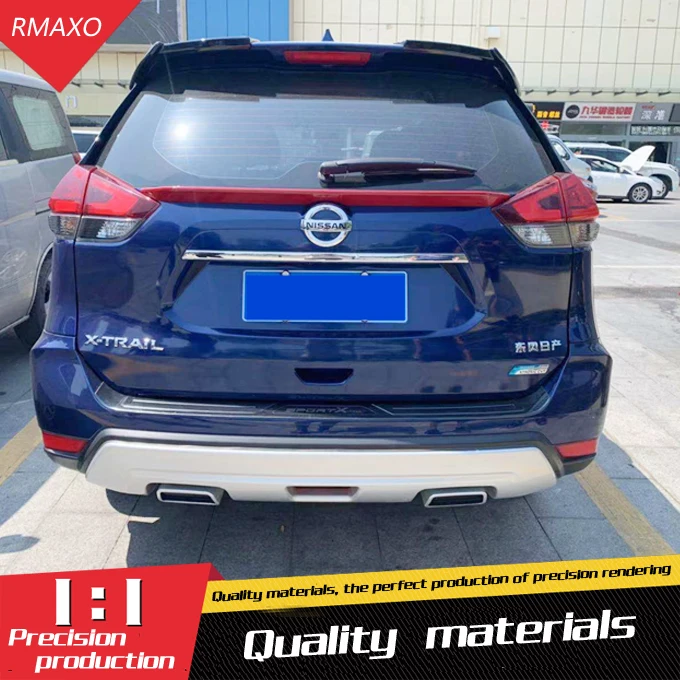 Для nissan x-trail спойлер на крыше- ABS Материал заднее крыло автомобиля Цвет задний спойлер для Nissan X-TRAIL спойлер