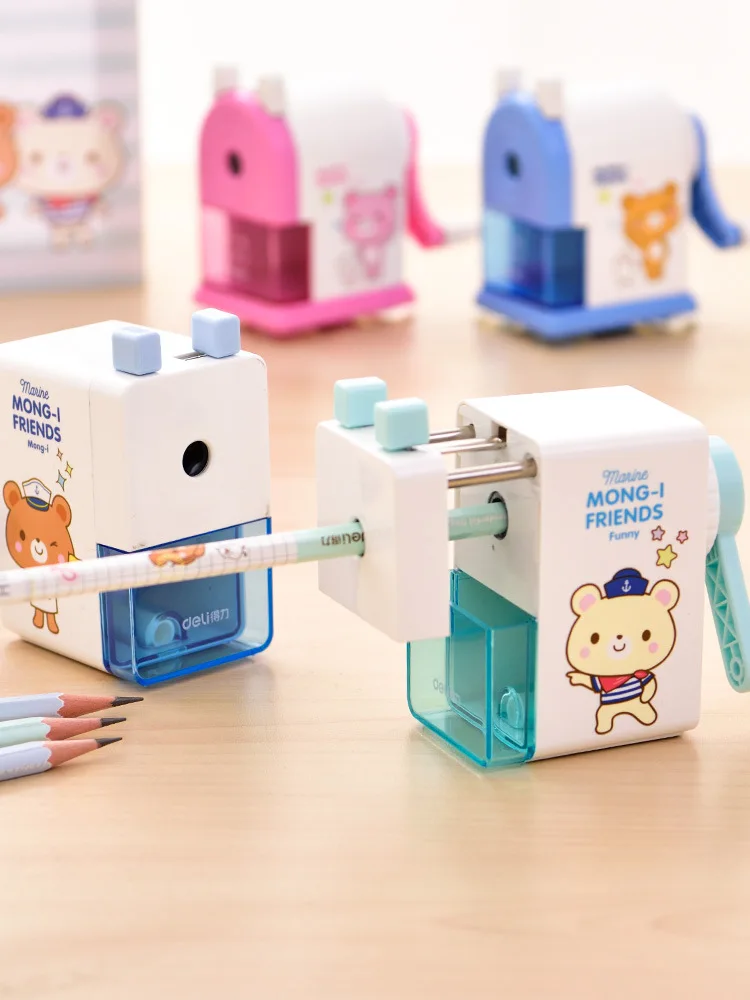 

Deli 0831 Pencil Sharpener for Student Pencil-sharpening Machine Manual Young STUDENT'S Multi-functional Pencil Sharpener Childr
