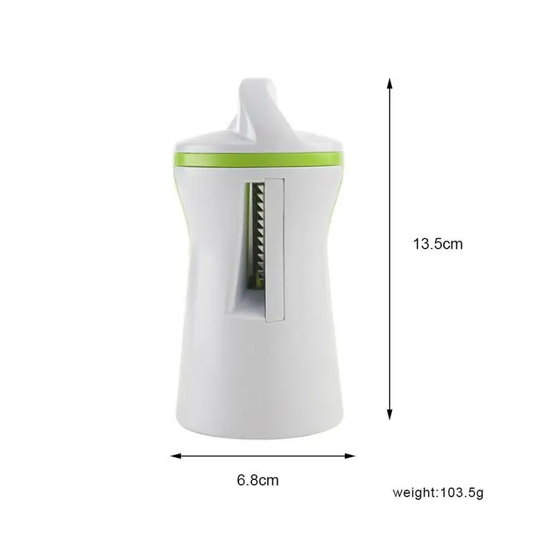 Multi-function Kitchen Spiral Funnel Wire Vegetable Friut Grater Zucchini Carrots Cucumbers Maker
