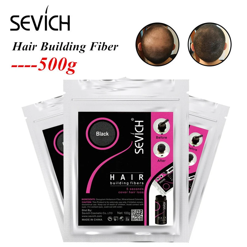Hair Building Powder Hair Building Fibers 10colors Cosmetic Styling Keratin Powders 500g