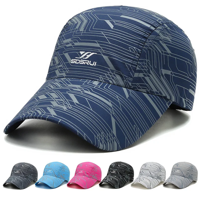 Summer Quick Drying Breathable Ultra-Thin Baseball Cap Outdoor Sports Fishing Travel Cycling Climbing Sun Hat A157 sports caps baseball hat fishing hat