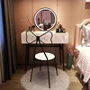 Nordic Bedroom Dressing Table Hotel Storage Cabinet Dormitory Dressers Modern Minimalist Small Apartment Makeup Table with Lamp ► Photo 3/6