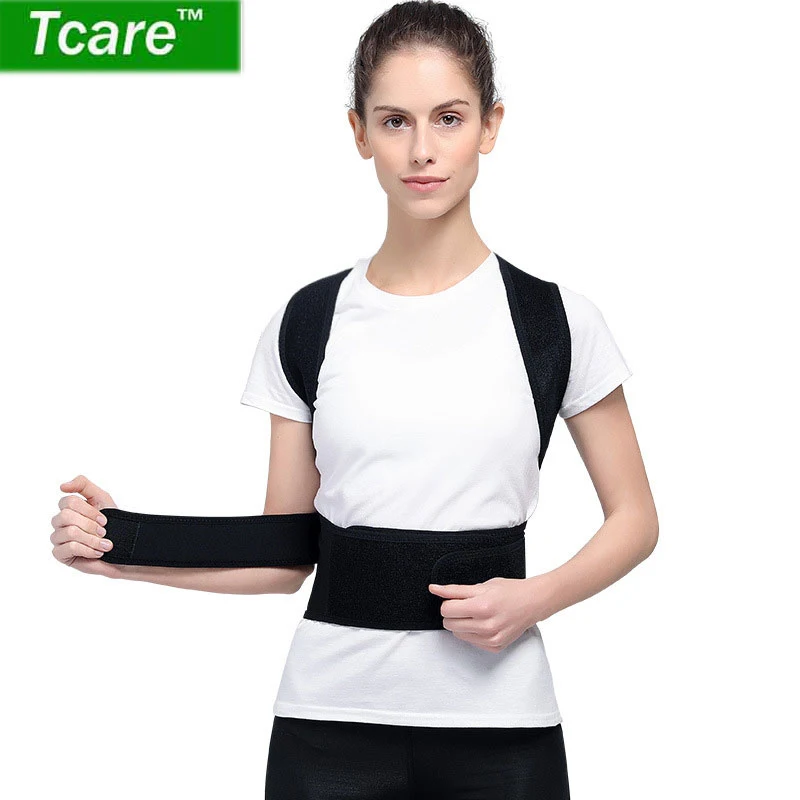 

Tcare Posture Corrector - 1 pcs Adjustable Posture Corrector Back Brace - Upper Back Pain Relief - Improve Bad Posture