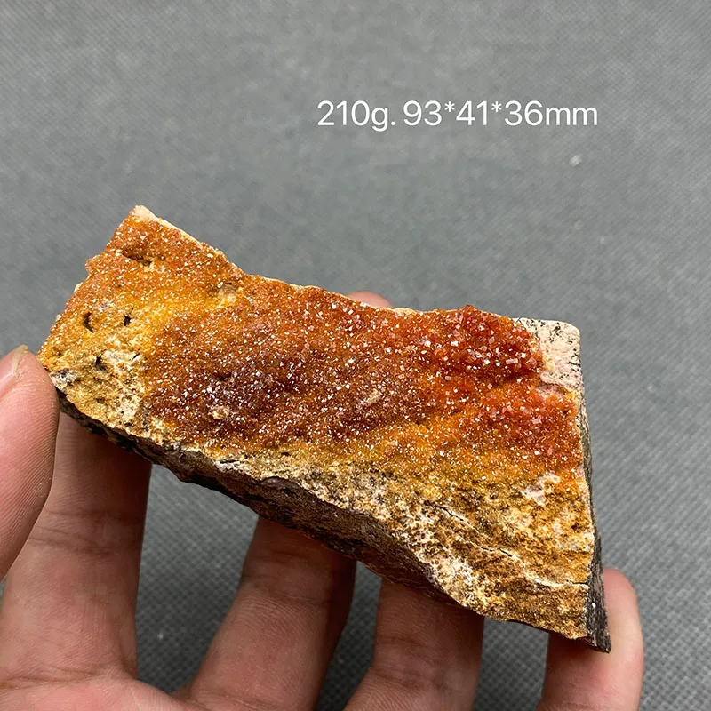100% Natural Vanadinite mineral specimen quartz crystal specimen Collection Stones and crystals