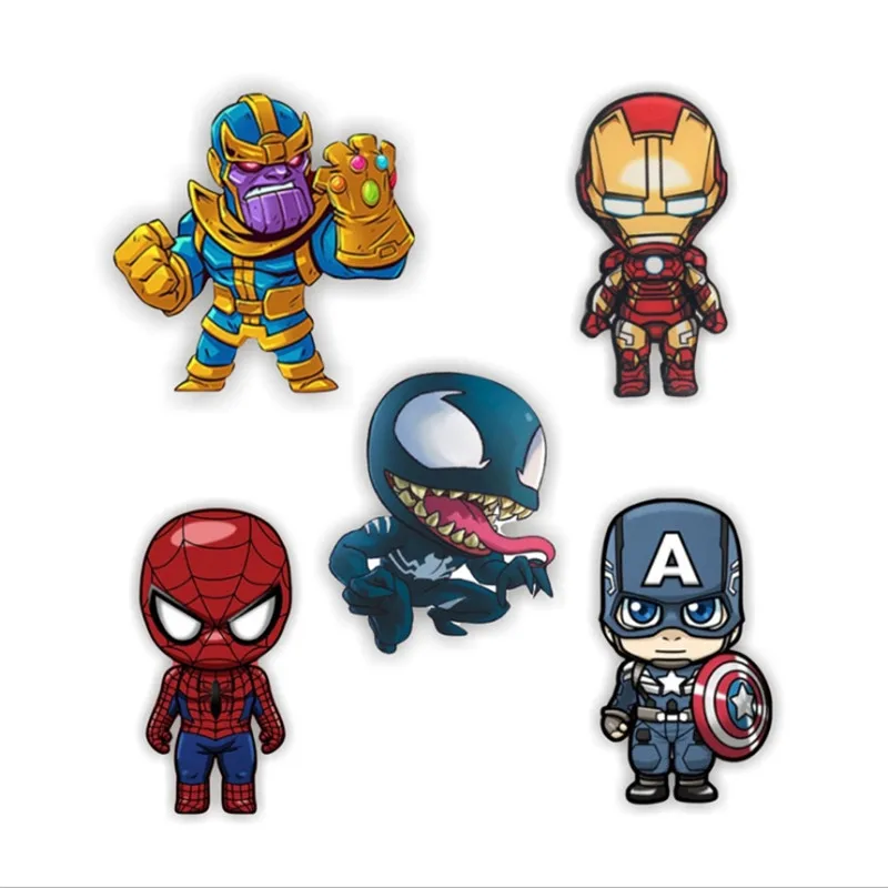 1 шт. значки Marvel из мультфильма Мстители брошь значок героя булавки для рюкзака DIY