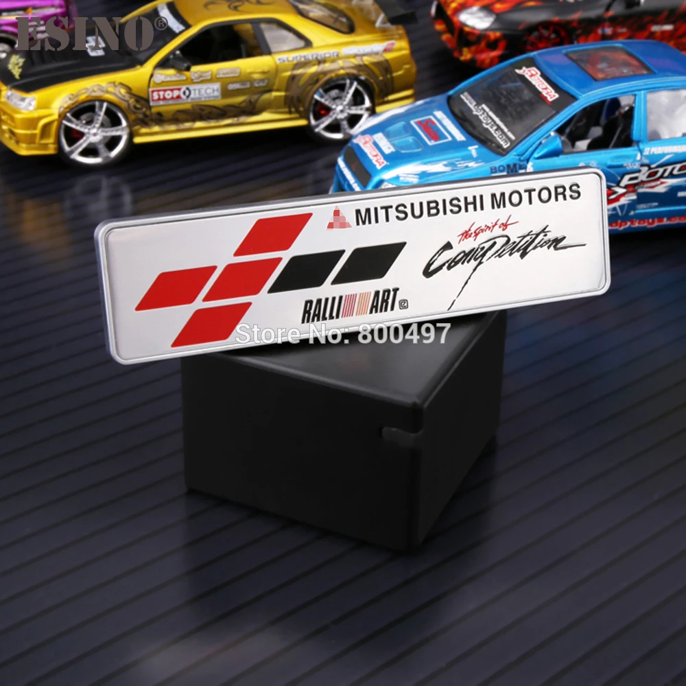 Новейший 3d значок для багажника автомобиля эмблема Ralliart дух соревнований Mitsubishi