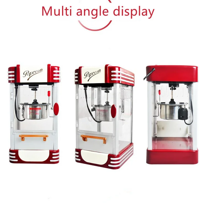 Full Automatic Popcorn Machine Household Mini Children's Popcorn Machine Ball Type Grain Blasting