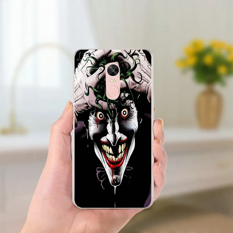Picture 8 Мягкие чехлы для телефонов Xiaomi mi Red mi 3 3S 4 4A 4X5 5A 6A 7 7A GO K20 9T CC9 Pro Joker Batman The Killing Joke - Цвет: Picture 8