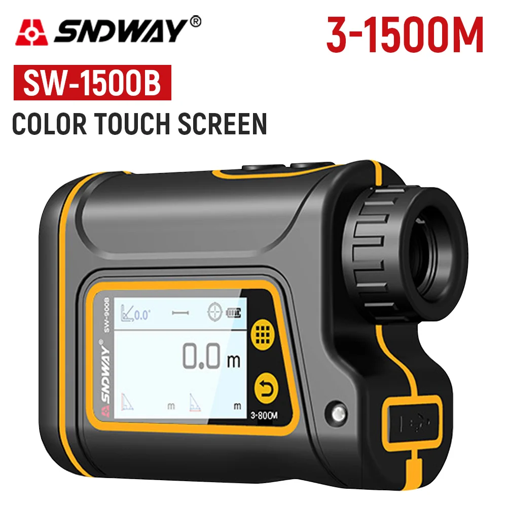 US $77.99 SNDWAY Telescope Laser Rangefinder LCD Displayr Digital Distance Meter Engineer Laser Tape Measure For Hunting Golf