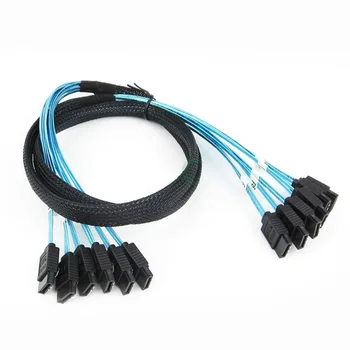 

SATA 3.0 III SAS Data Cable for Server SATA 7 Pin Female to SATA 7 Pin​ Female Hard Drive Cable Connecter Support