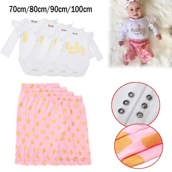 

2Pcs Baby Boys Girls Kids Clothes Set Newborn Infant Tops T-Shirts Long Sleeve Pants Casual Hat Bodysuit Outfit Clothing Set