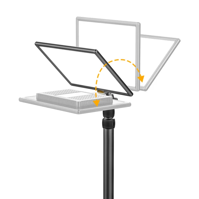 VIJIM K4 Flat Pannel Light US EU Plug LED Video Light with Desk Light Stand  Dimmable Panel Lighting Photo Studio Live EU Plug