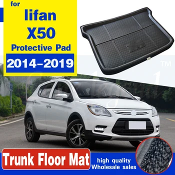 

Car Tray Boot Liner Cargo Rear Trunk Cover Mat Boot Liner Floor Carpet Mud Non-slip For lifan X50 2014-2019 Trunk Waterproof Pad