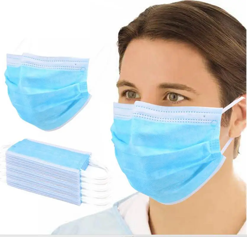 

10/50/100pcs/lot 3 Layer Disposable Dustproof Face Mouth Mask Windproof Outdoor Safety Masks Home Bacteria Proof Face Mouth Mask