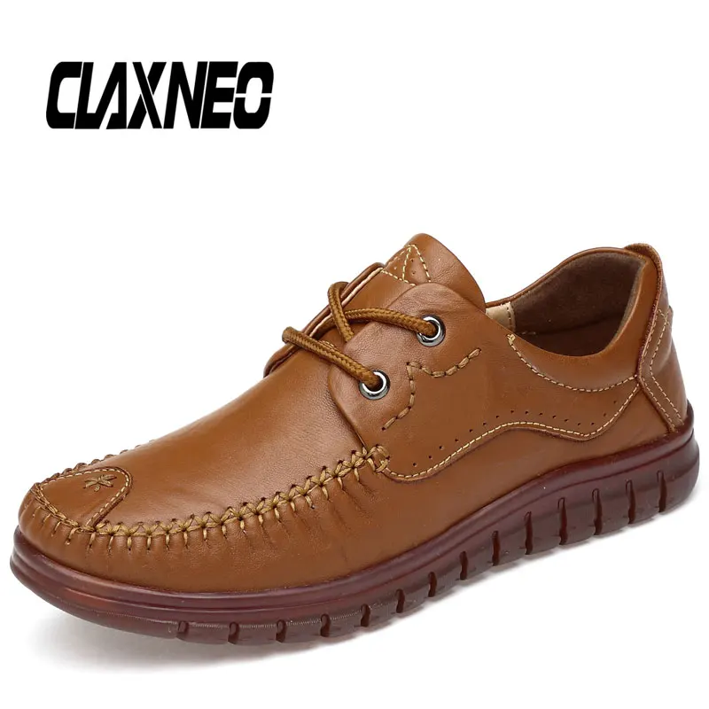 

CLAXNEO Women Leather Shoes Genuine Leather Autumn Ladys Shoe Designer vintage Retro Footwear Female Walking Footwear