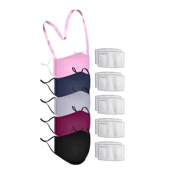

5pcs Face Mask Child Man Women Can Wear Gaskets Mask Around Their Neck Masken Waschbar Skin Care Mouth Muffle Reusable Face Mask