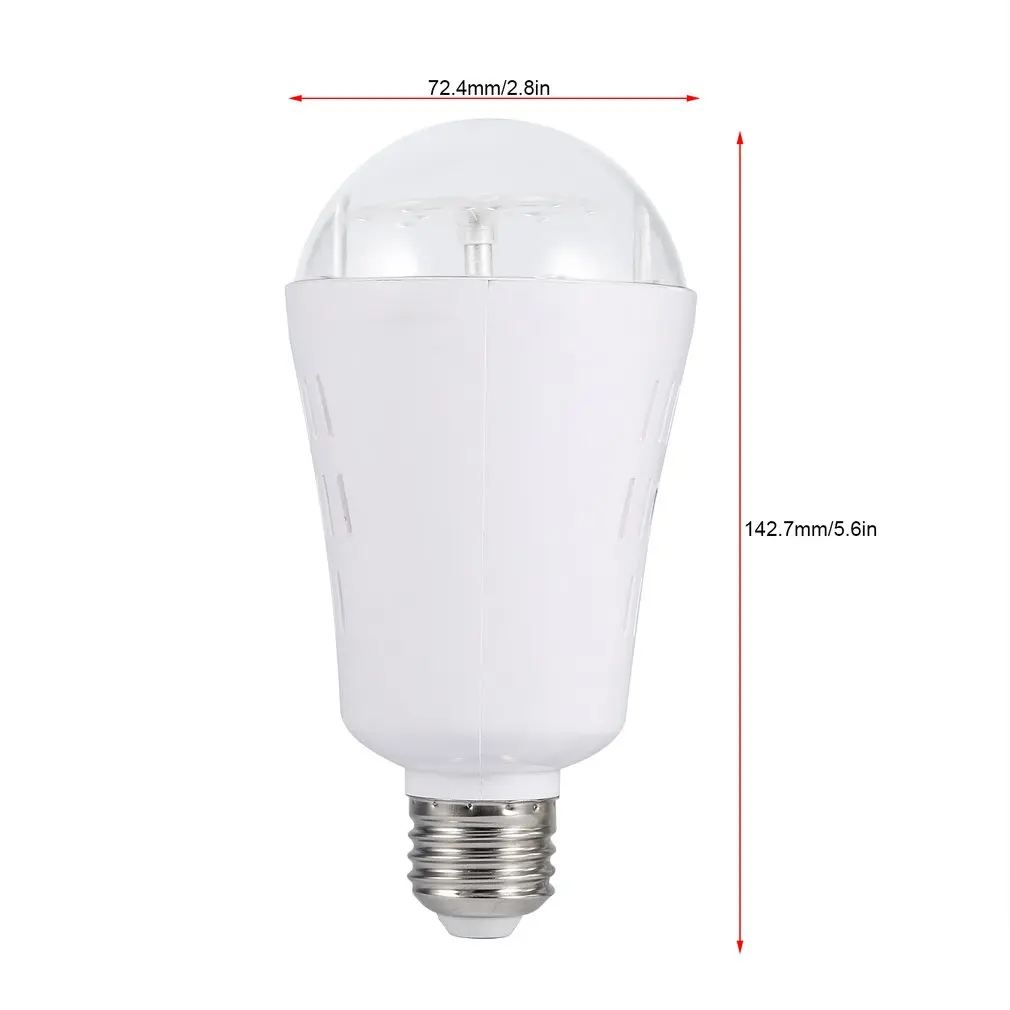 ICOCO E26 4W LED Projector Bulb Light Auto Rotating Stage Effect Lamp for Party Christmas Christmas Festival Bar KTV Decor New