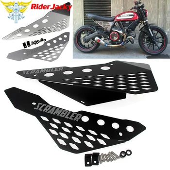 

For Ducati Scrambler Full Throttle Urban Enduro Flat Track Sreet Classic Motorcycle Aluminum Side frame Cover Protector Panel