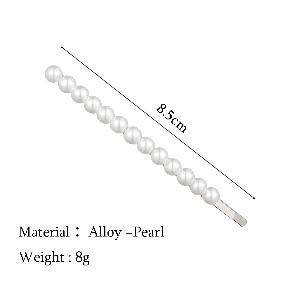 Pearl-8 1 шт. популярные корейские модные имитирующие жемчужные Заколки Для Волос Заколки для женщин и девушек ручной работы жемчужные цветы заколки для волос аксессуары для волос - Цвет: Pearl-8