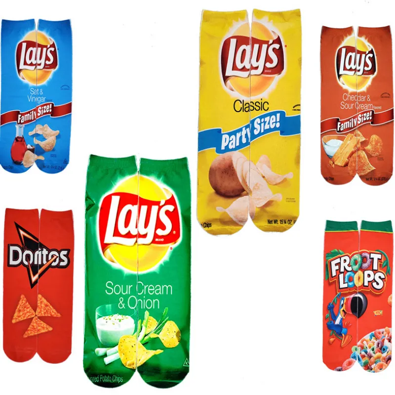 

Fashion unisex no heel 3d printed mens socks autumn winer medium and thicken funny socks gifts for men 102302