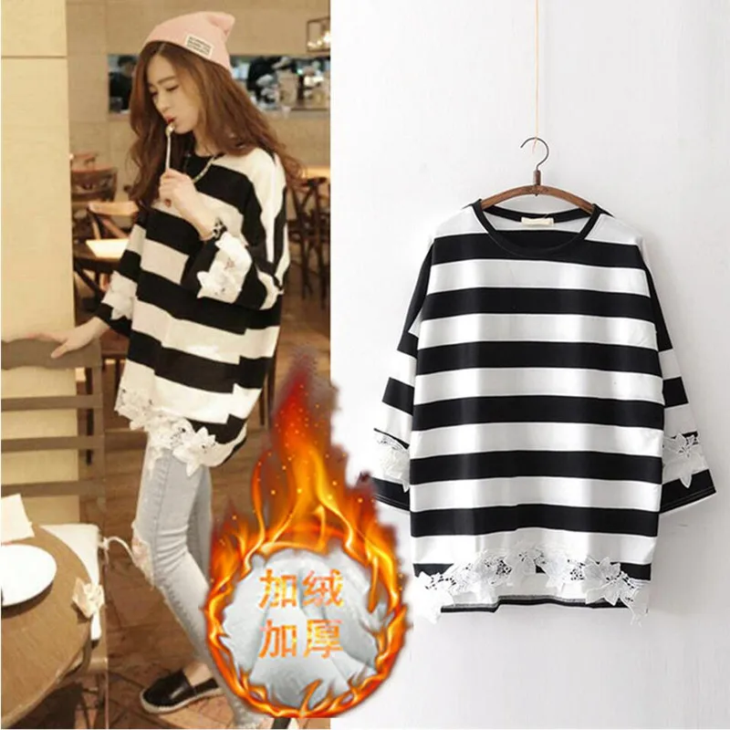 

9042 # (plus Mirco Velvet) 2019 New Style Maternity Clothes Fall And Winter Clothes Pregnant Women plus Velvet Hoodie Tops