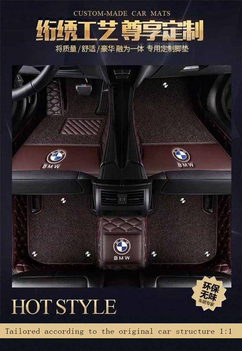 

Car floor mats with Logo/Brand Logo for Lexus CT200h GS ES250/350 RX270/350/450H GX460h leather Anti-slip car-styling carpet lin