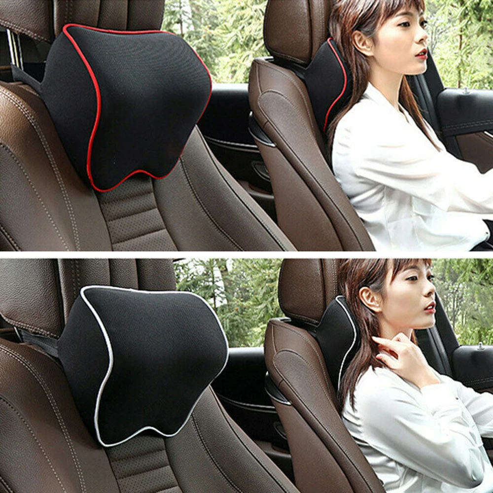 

Memory Foam Car Seat Headrest Pad Washable Neck Pillow Head Rest Support Cushion Car Cover Pillow Seat Headrest Accessories