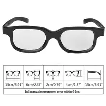 Круговые поляризованные Пассивные 3D стерео очки черные для 3D ТВ Real D IMAX кинотеатры L41E