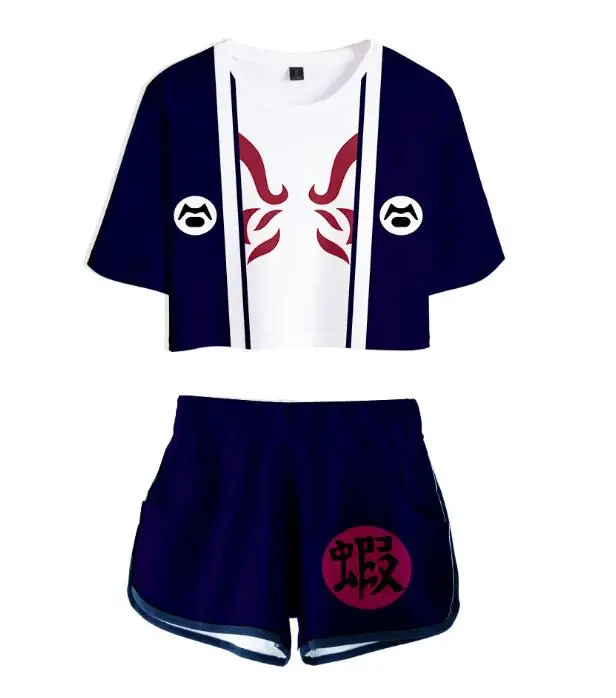 Новая футболка с Наруто Косплей Костюм Uzumaki Sasuke футболка Короткие футболки