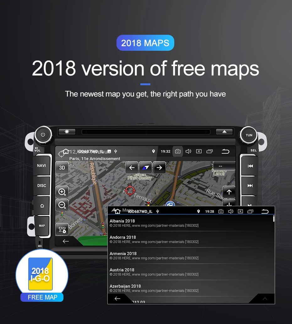 Isudar автомобильный мультимедийный плеер gps Android 9 2 Din для VW/Volkswagen/POLO/PASSAT/Golf радиокамера 8 Core rom 64 игровой ноутбук DSP