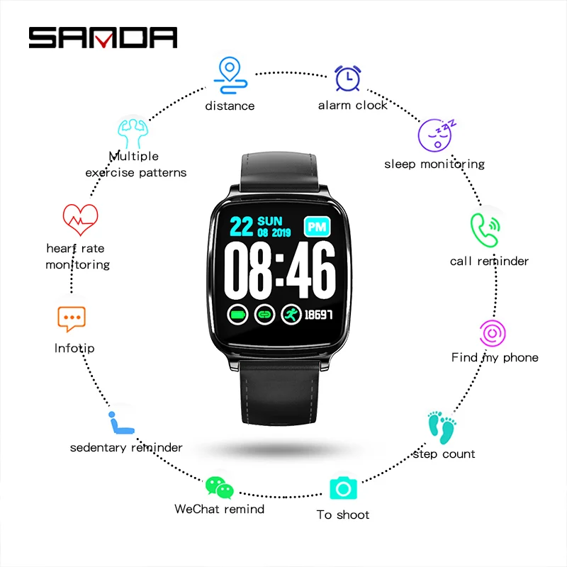 Smart Watch Heart Rate Watch M8 Smart Wristband Sports Watches IP67 Waterproof Smart Band Men Women Smartwatch Android Smart Watch Heart Rate Watch M8 Smart Wristband Sports Watches IP67 Waterproof Smart Band Men Women Smartwatch Android