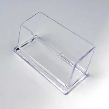 

Clear Desk Shelf Storage Display Stand Acrylic Plastic Transparent Desktop Business Card Holder