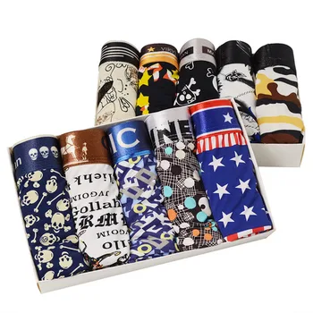 

10pcs/lot Hot Male Underwear Men Boxer Men's Underpants For Man Panties Comfortable Breathable Cuecas Boxer Homme Sexy Boxer Men