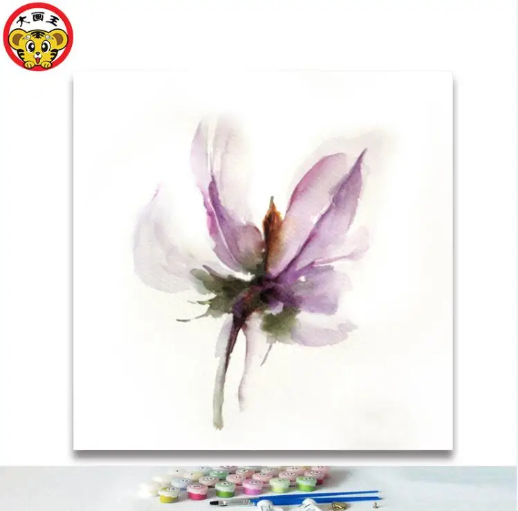 

paint by number art painting by numbers anime Flower dyeing Orchid