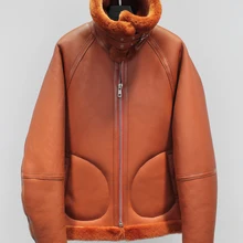 Зимняя женская модная повседневная байкерская куртка из овечьего меха