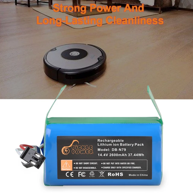 Genuine 14.4V 2600mAh Li-ion Battery for Conga Excellence 990 1090 1790  1990 Ecovacs Deebot N79 N79S DN622, Eufy Robovac 30 35C - AliExpress