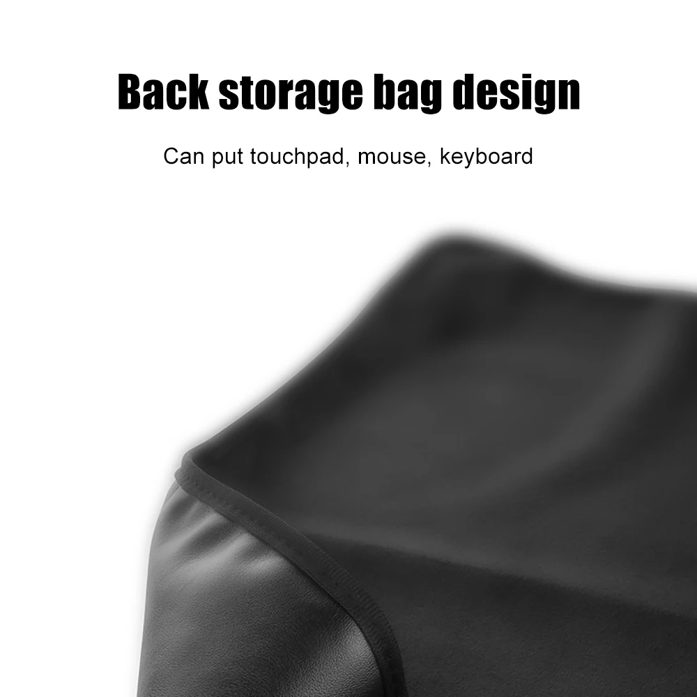 24 Inch New PU Leather Cover for iMac Computer Monitor Polyester Dust Cover Protector with Inner Soft Lining Back Pocket