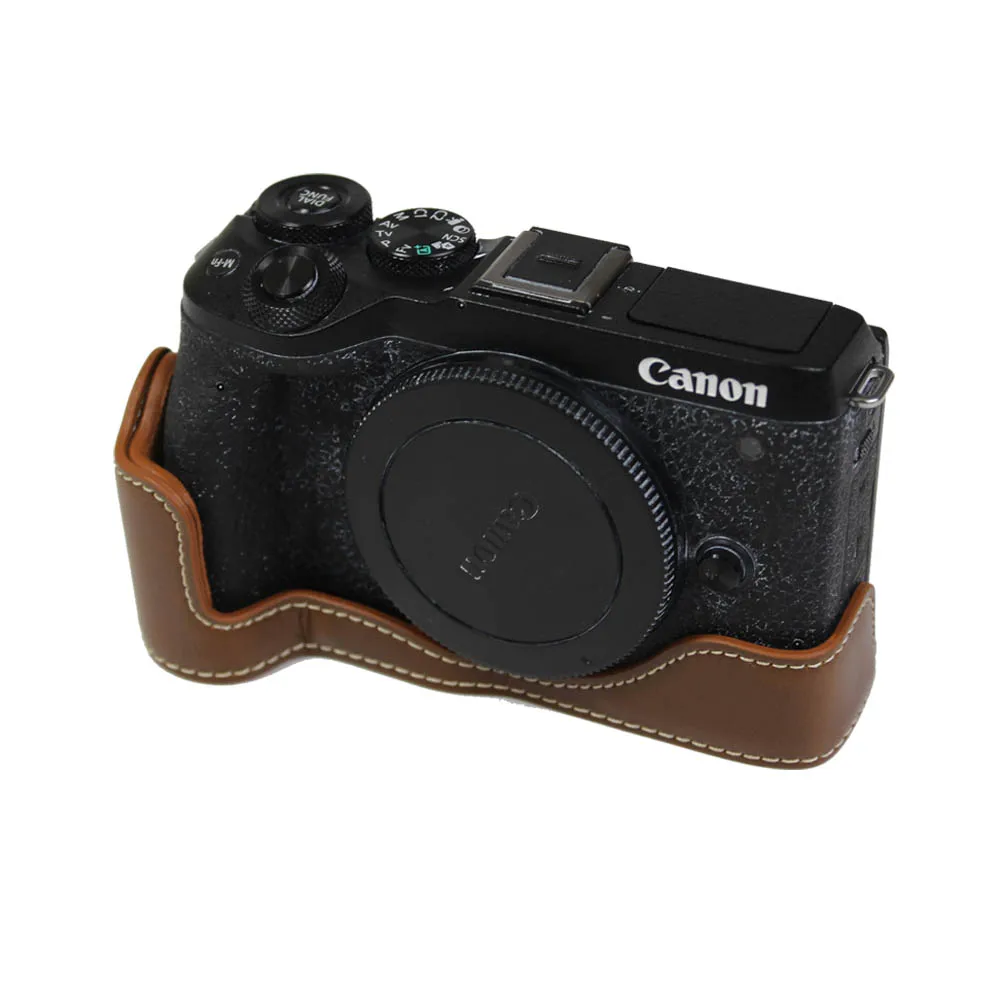 Новая сумка для камеры на половину тела для Canon EOS M6 II EOSM6 II M6 Mark II чехол для камеры защитный чехол