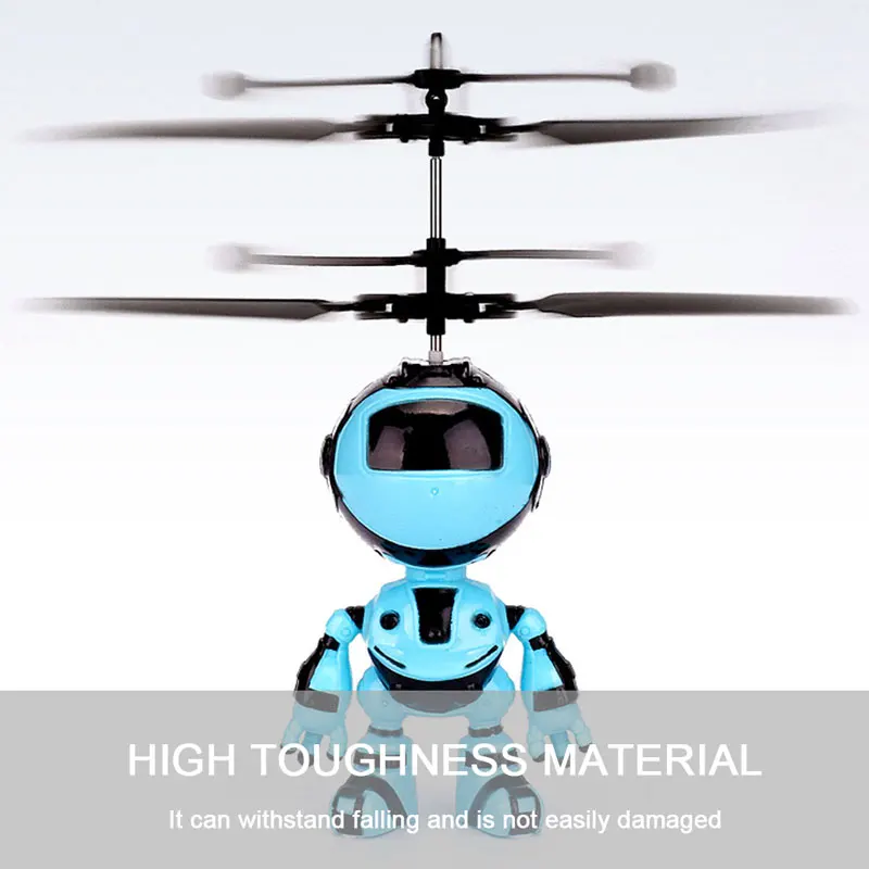 Intelligent Hand Sensing Fly Robot Kids Toys Electronic Aircraft Suspension Toys For Child Smart Pet Action RC Robot With USB