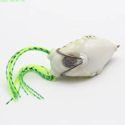 

AliExpress Hot Selling Model Ray Frog Double Hook with Barb Ray Frog Set Blackfish Designed to Kill Bait Lure