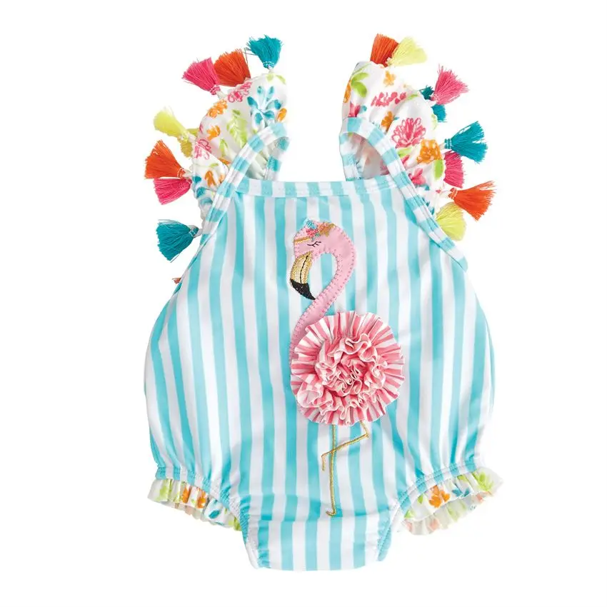 flamingo bathing suit baby