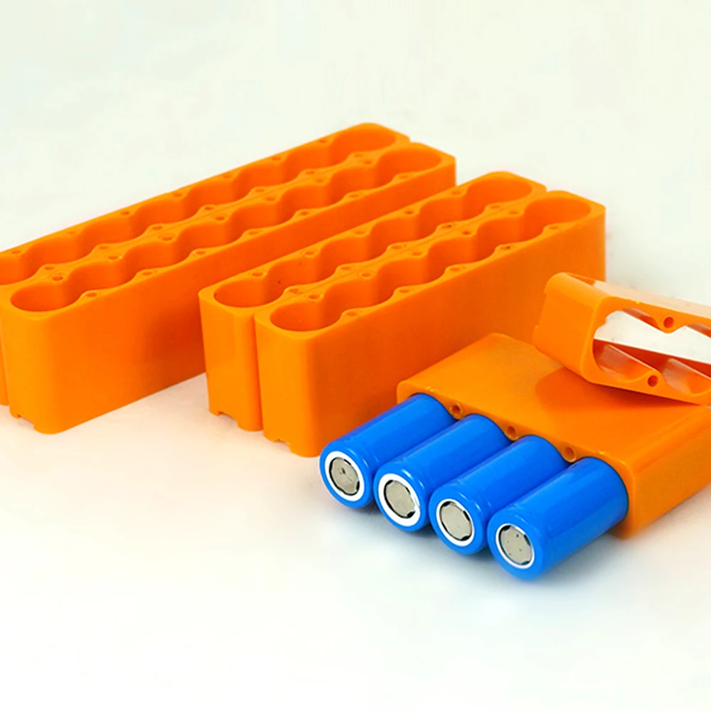 

18650 Cell Universal Plastics Spot Welding Fixture For Spot Welder Plastics For Power Lithium Batteries Pack Single Row