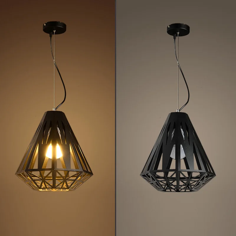 

Iron Industrial Vintage Ceiling Pendant Lamp Hanging Light Metal Dining Shade Y3