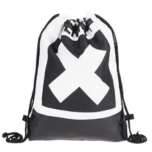 AliExpress Лидер продаж кожаный подошва модный мешок с кулиской с принтом AliExpress Лидер продаж женский рюкзак с кулиской рюкзак